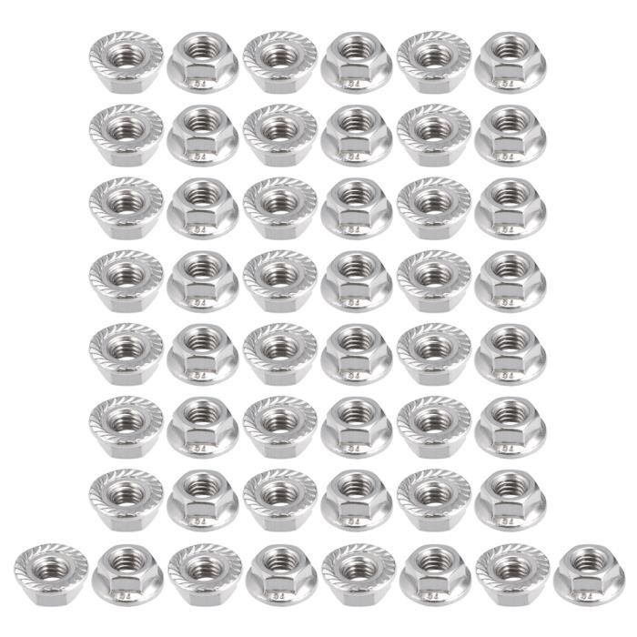 100 Écrous Hexagonaux M3 En Acier Inoxydable 304 - Filetage 2mm - Pour Bricolage & Réparations