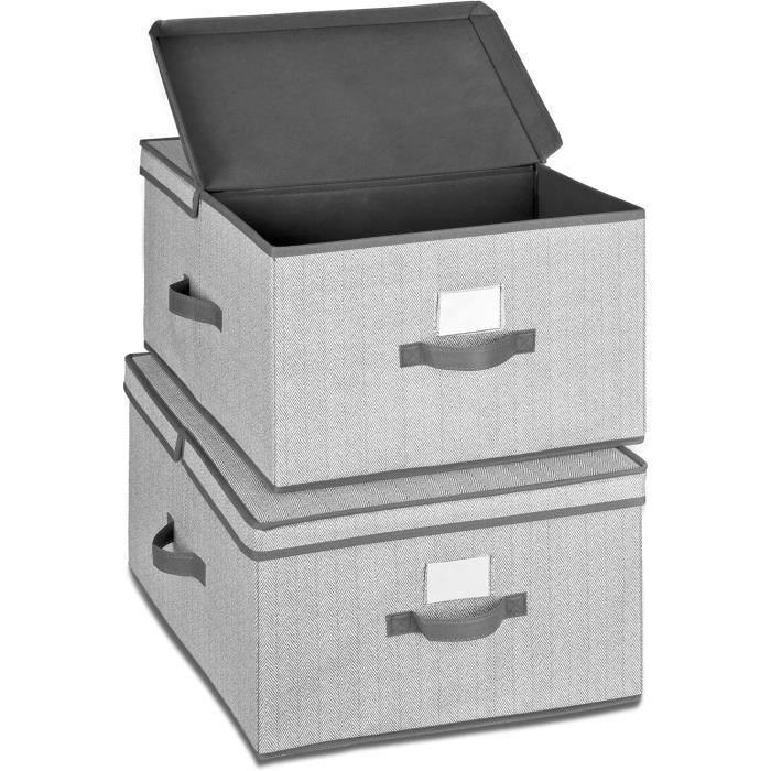 Boîte De Rangement Norton Symantec 700004351 - 40x27.5x24.5 Cm, Polypropylène, Rouge/Gris, Porte Jusqu'à 100 Kg