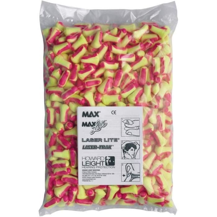 Honeywell Laser Lite - Tappi per orecchie di ricambio per dispenser LS-400, confezione da 200 Honeywell Laser Lite - Tappi per orecchie di ricambio per dispenser LS-400, confezione da 200