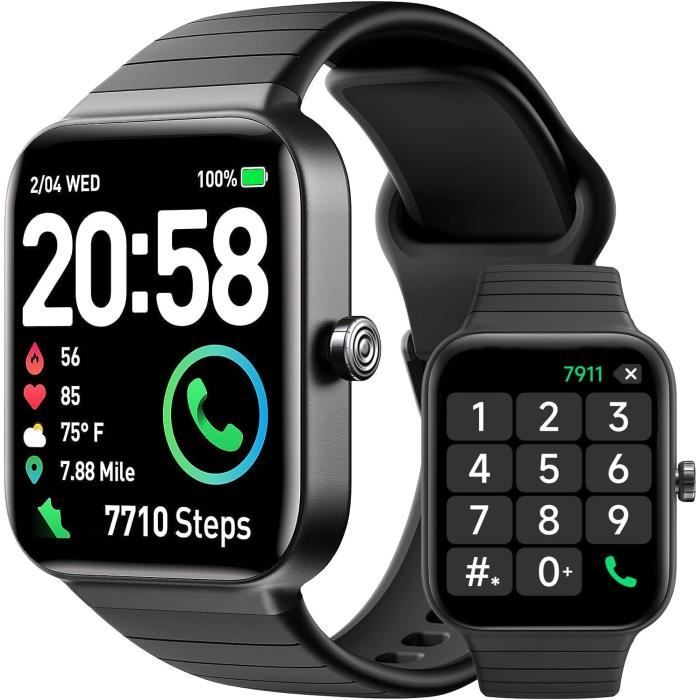 Fitpolo Smart Watch App Montre Connectée Avec Appels Bluetooth Et