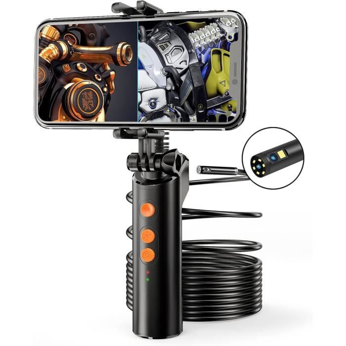 Flexible 5 Mètres étanche IP67 Caméra Endoscopique HD Avec WiFi Et App Pour IOS Et Android Somikon Canalisation 15