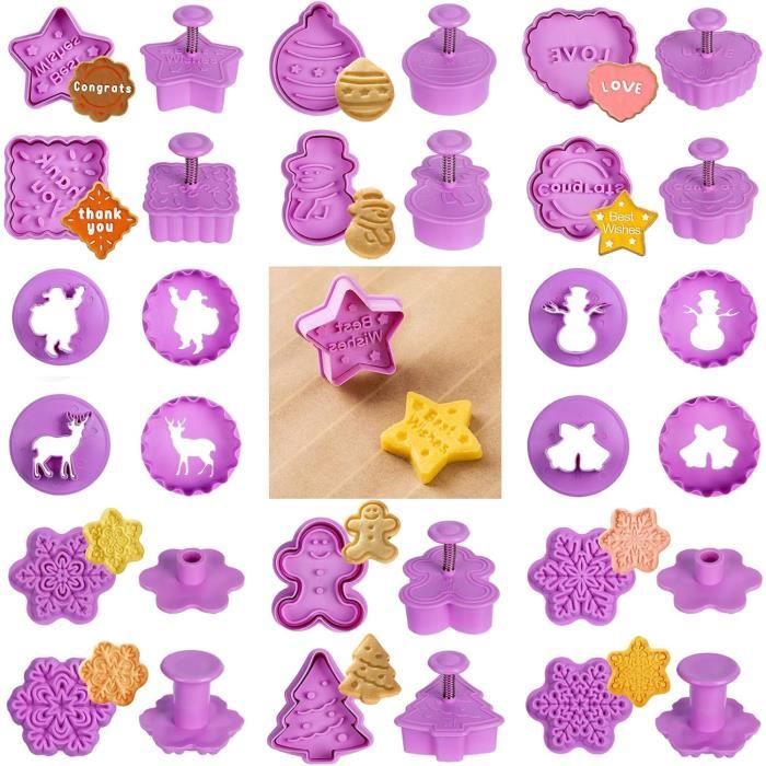 Emporte Pièce, Linzer Biscuit Noel, EmportePièce De Noël, Moule À Biscuits Pour Enfants, Formes