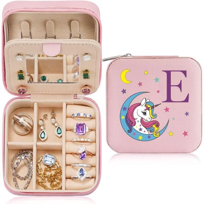 JOKILY – Lot De 6 Bijoux En Bois Licorne Pour Fille – 3 Colliers Et 3 Bracelets Élastiques, Accessoires De Princesse