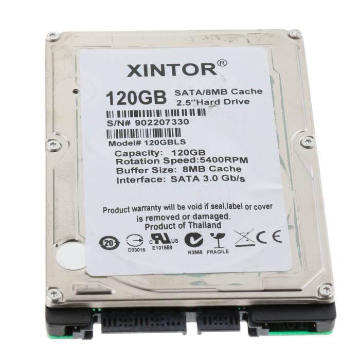 DISQUE DUR INTERNE 1 disque dur de 120 Go sur disque dur