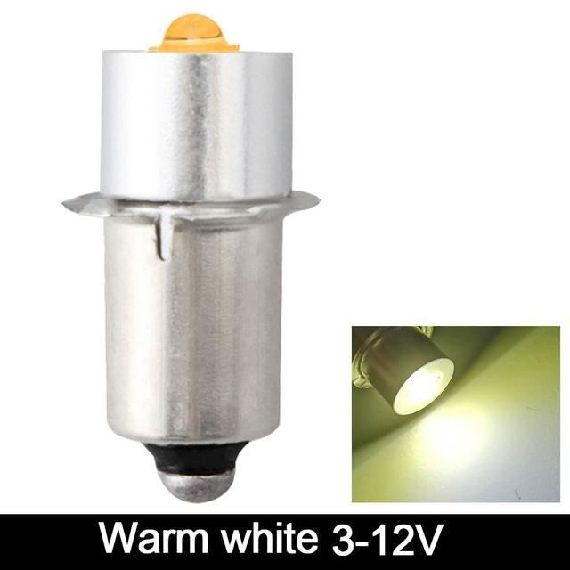 Ampoule LED P13.5S COB 6V-24V – Blanc Chaud Ou Blanc, Pour Lampe De Poche, Remplacement