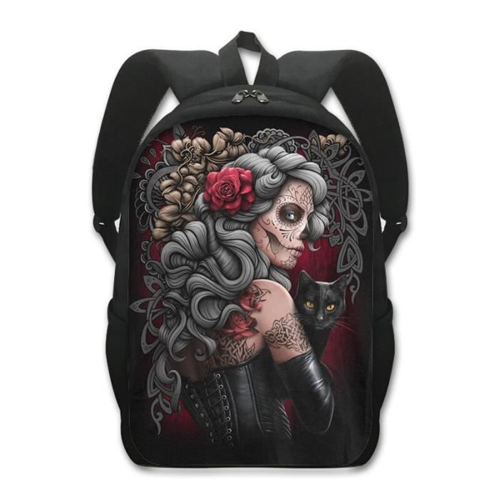 SAC A DOS getemvns19 Sac dos gothique fonc ange Grim faucheuse