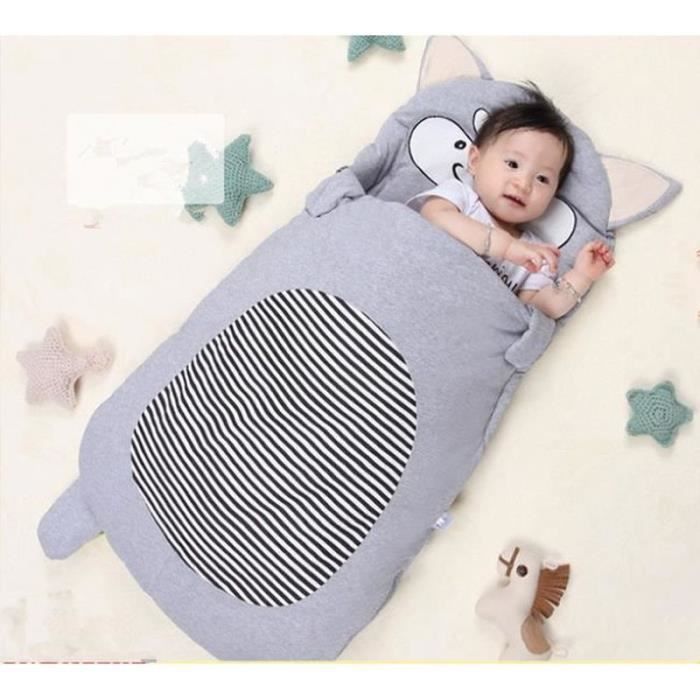 PaLulli Nid Pour Bébé Extra Large 100x60 Cm En Coton - Nid Douillet Réversible Respirant - Fabriqué à La Main Marron