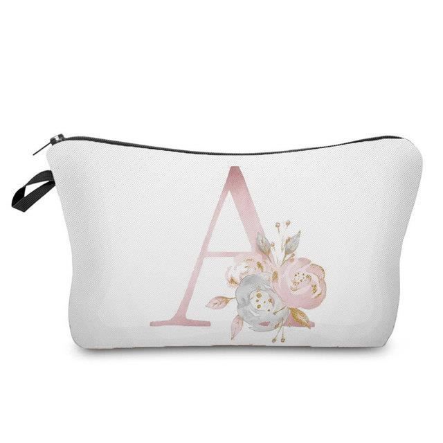 Trousses De Toilette Vintage GIORGIO BEVERLY HILLS - Motif Floral Années 90 - Dimensions 10x13.5x3 Pouces - Occasion Bon état