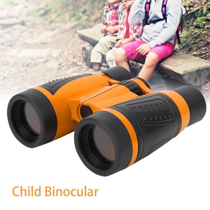 6x30 enfant enfant en plein air observation des oiseaux jumelles enfants télescope pliant jouet cadeau jaune
