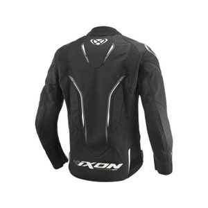 Blouson Moto Femme ZONY Inc Noir Taille XL - Rayures Roses, Rembourré, Style Biker, Occasion Bon état