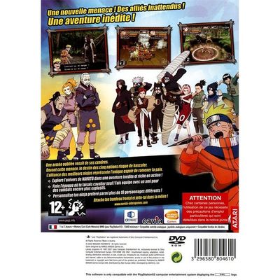 PLAYSTATION 2 PS2 Jeu Naruto Uzumaki Chronicles Emballage D'Origine