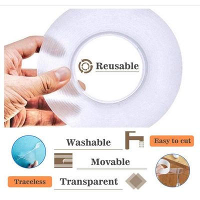 Ruban Adhésif Double Face Transparent, Ruban Adhésif Lavable