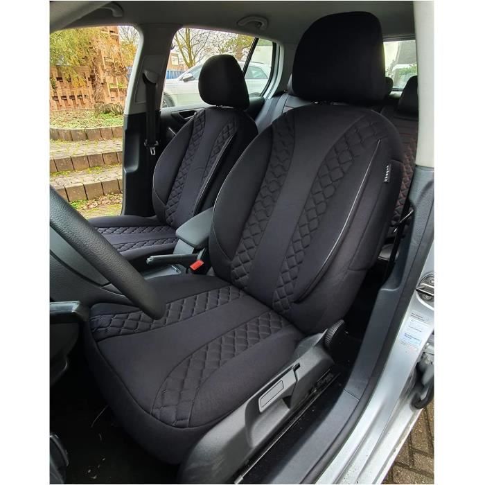 Housse De Siège Conducteur Ford Tourneo/Transit Custom – Protection Similicuir Noir – Fit Parfait
