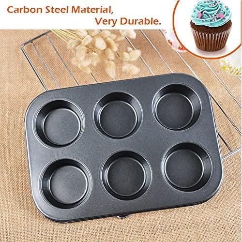 Moule à muffins et mini moule à cupcakes en acier au carbone