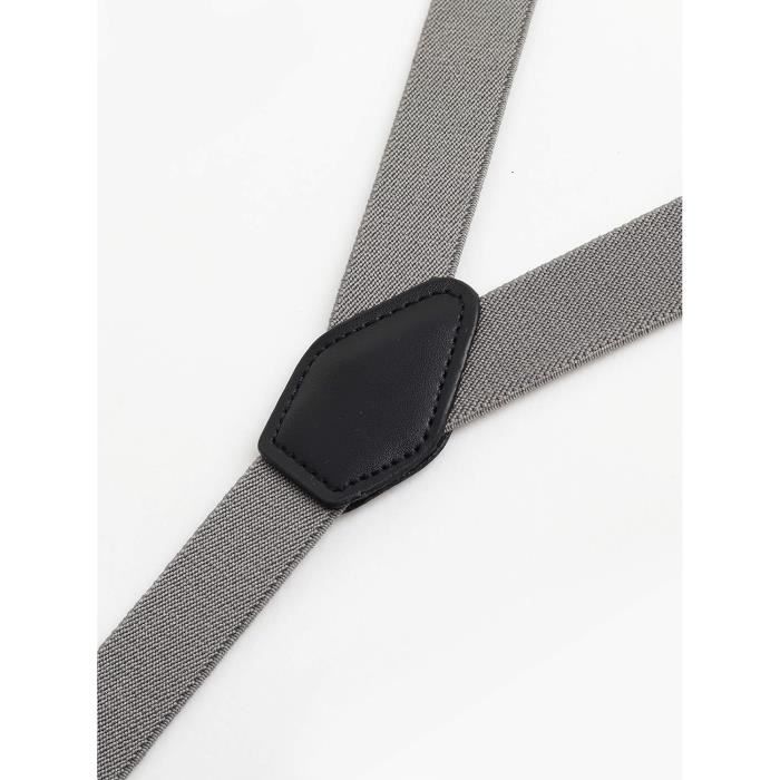 SUNTRADE Bretelle a forma di Y regolabili con clip e papillon