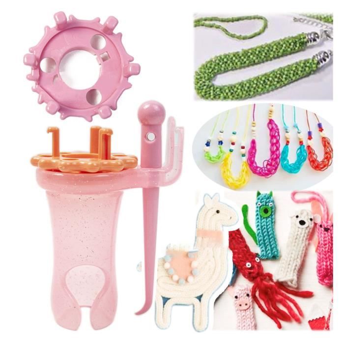 Machine à Tricoter Manuelle DIY Mini - Outil De Tissage Facile Pour Pulls, Bracelets, Écharpes - Idéal Débutants