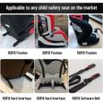 Kit de fixation ancrage de siège enfant de voiture universel pour connecteur de ceinture ISOFIX-2