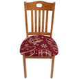 Housses de chaise Housses de protection de chaise de salle à manger Décoration de Noël - wentyer 3006-2