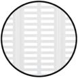 Grille de ventilation Gedotec ronde anti-insectes | 10 pièces grille d'évacuation d'air noir 60 mm-2