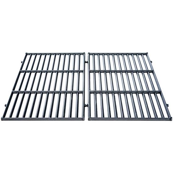 Grilles Barbecue Fonte CLP - 44.5x30.3cm, Pour Gaz, Charbon Ou électrique (lot De 2)