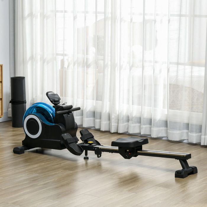 Rameur D'Appartement Pliable - Écran LCD - Résistance Réglable 15-55kg - Charge Max 120kg