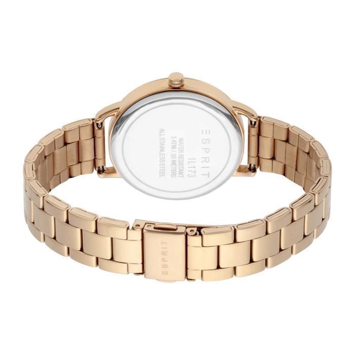 Montre Esprit ES1L173M0085 Analogique Quartz Doré rose
