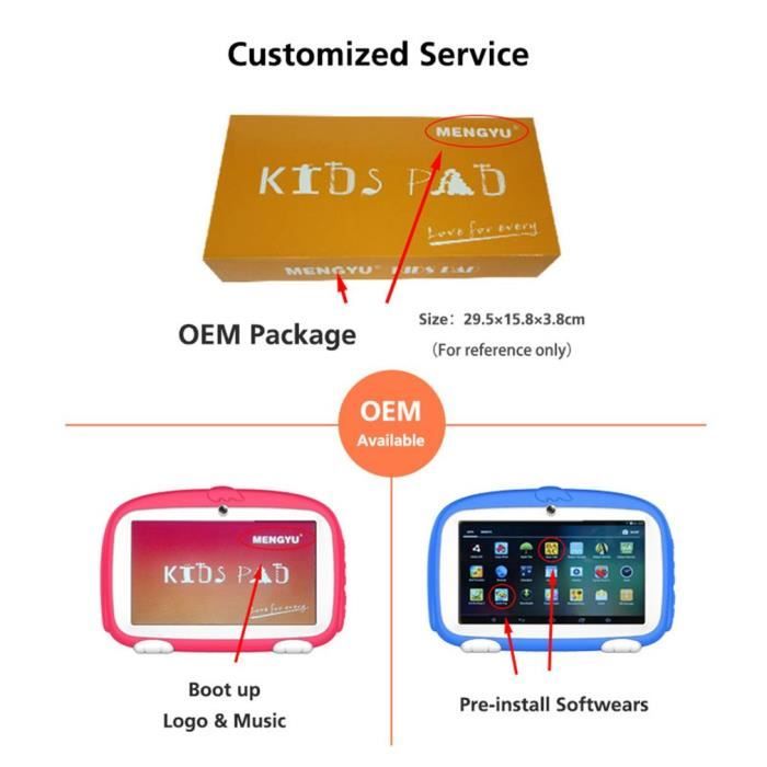 7 Pouces Android 4.4 Quad Core Enfants Tablette2