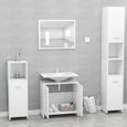 Ensemble de meubles de salle de bain - JILI - Blanc - Design classique & Premium-3