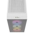 Boitier PC - CORSAIR - 3000D RGB AIRFLOW - ATX Moyen-tour - 3 ventilateurs AR120 RGB - Blanc - (CC-9011256-WW)-3
