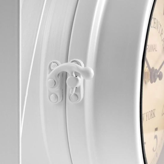 Horloge De Gare Blanche | Planète Vintage