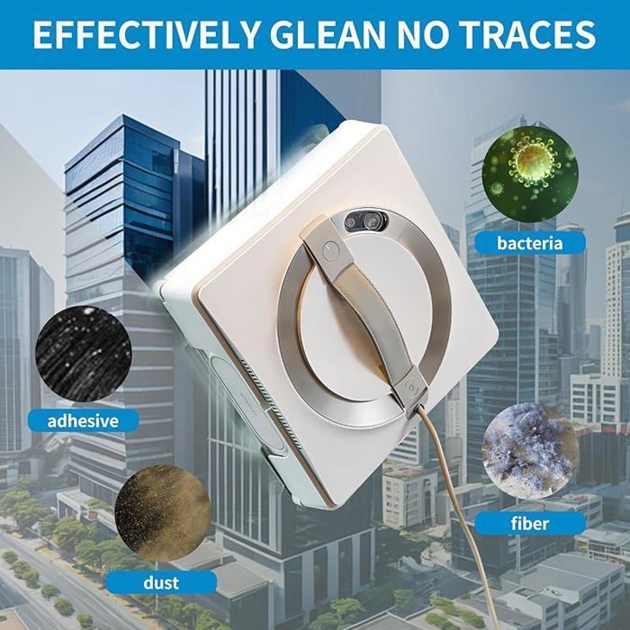 ECOVACS Chiffons De Nettoyage Pour Robot Lave-vitres WINBOT W2S / W2S Omni - Lot De 2, Accessoire Officiel - 7