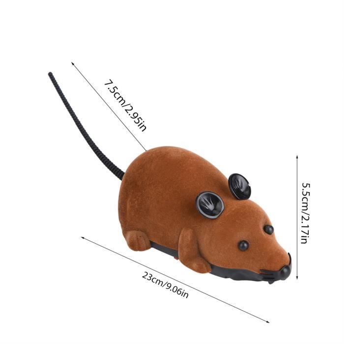 Voihamy Souris Telecommande pour Chat, Jouet pour Chat Souris Robotique, Souris RC Électronique sans Fil, Jouet Fantaisie Intéressant pour Chats Interieur, Chat Souris Simulation Jouet pour Animaux