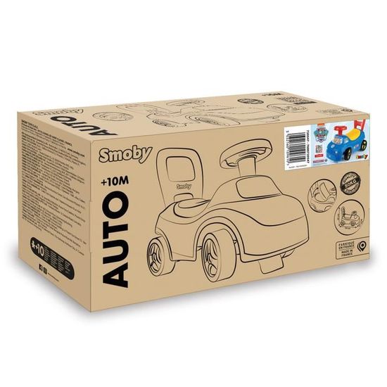 Jouet Porteur Bebe Pas Cher - Smoby Pat Patrouille Porteur Auto Fonction Trotteur pour Enfant D s 10 Mois Coffre Jouets 720531