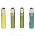 Lot 4 briquets Clipper MICRO rechargeable pierre remplaçable - METAL GRADIENT 3