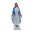 En plastique Vierge Marie Statue Figurine Cadeau de Noël pour les Amis, Religieux Catholique Mary Figure Sculpture pour 25x9,5 cm B-0