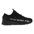 Basket Kaporal Dofibio - Homme - Lacets - Textile - Noir - Style sneakers-0