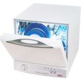 Lave-vaisselle compact et rapide ROBBY - 4 couverts - 7 programmes - mini clean +-0