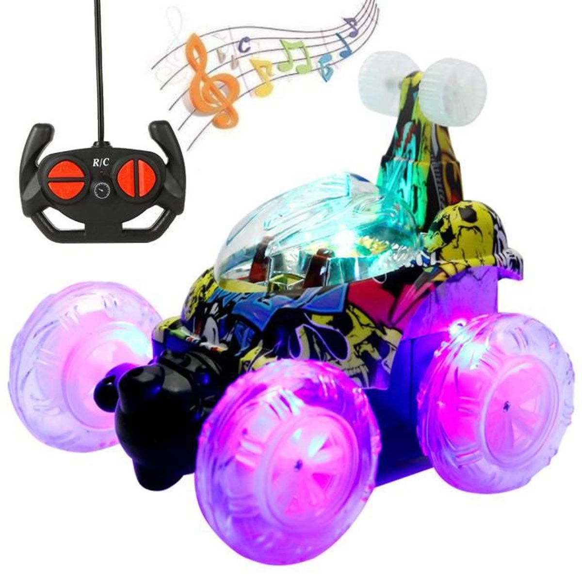 Voiture télécommandée lumineuse Outlet