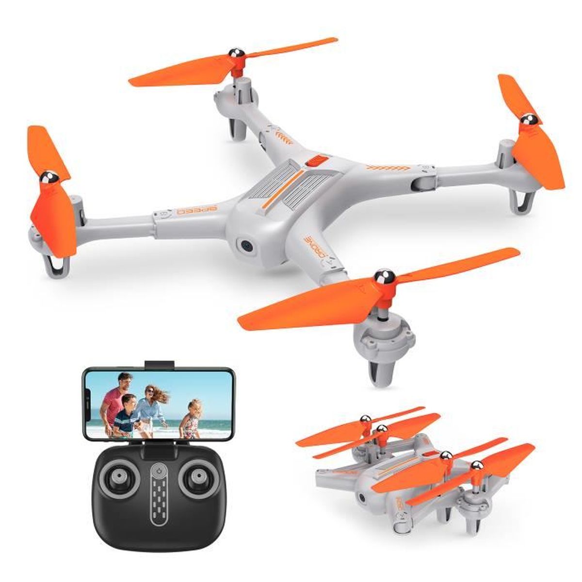 Z4W Mini FPV drone pour enfant 720P Mode sans tête WiFi et APP control