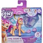 HASBRO MY LITTLE PONY - A New Generation - Aventure de cristal Sunny Starscout - Figurine de poney orange de 7 - 5 cm avec surprises
