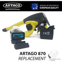 ARTAGO 24MA-KIT Module d'alarme et Pile CR2 3V,Remplacement pour Canne Antivol Voiture avec Alarme Artago 870 et Antivol Moto Blo