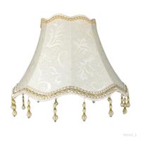 Abat-jour en tissu abat-jour de lampe de table décoratif moderne suspendu couvercle luminaire ampoule garde pour 13cmx25cmx23cm