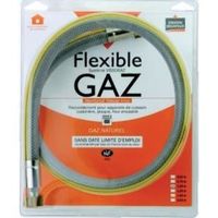 Flexible gaz inox NF à vie gn 1,25m FF 15x21