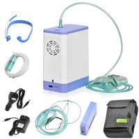 Concentrateur d'Oxygène Portable 3L, Machine À Générateur D'Oxygène Avec Canule Nasale Ménage
