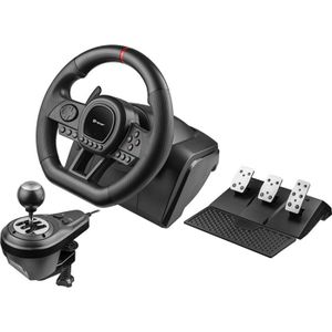 Volant Xbox 360 Officiel Microsoft Avec Pédales, Gris, Excellent état, Ergonomique