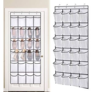 Rangement Suspendu Pour Murs Et Portes Avec 5 Compartiments - Gris