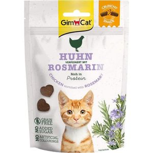 FRIANDISE Snacks Pour Chats - Gimcat Crunchy Poulet Romarin 