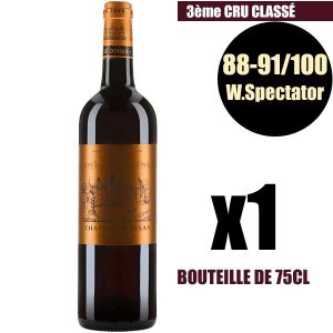 VIN ROUGE X1 Château D'Issan 2015 75 cl AOC Margaux 3ème Cru