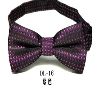 Noeud Papillon Bebe Enfant Noir A Pois Violet Cdiscount Pret A Porter