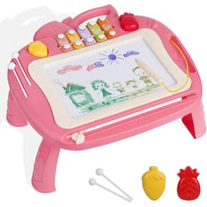 yue Magique Planche à Dessin Tableau Magnétique avec 2 stylos magnétiques, Jouet Educatif pour 3 Ans et Plus, 21.5x17.5 cm, Rouge | Votre wishlist sur
